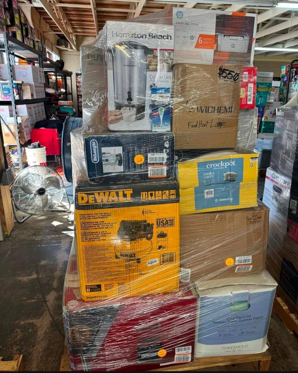 mixed general merchandise pallets mixed general merchandise pallets