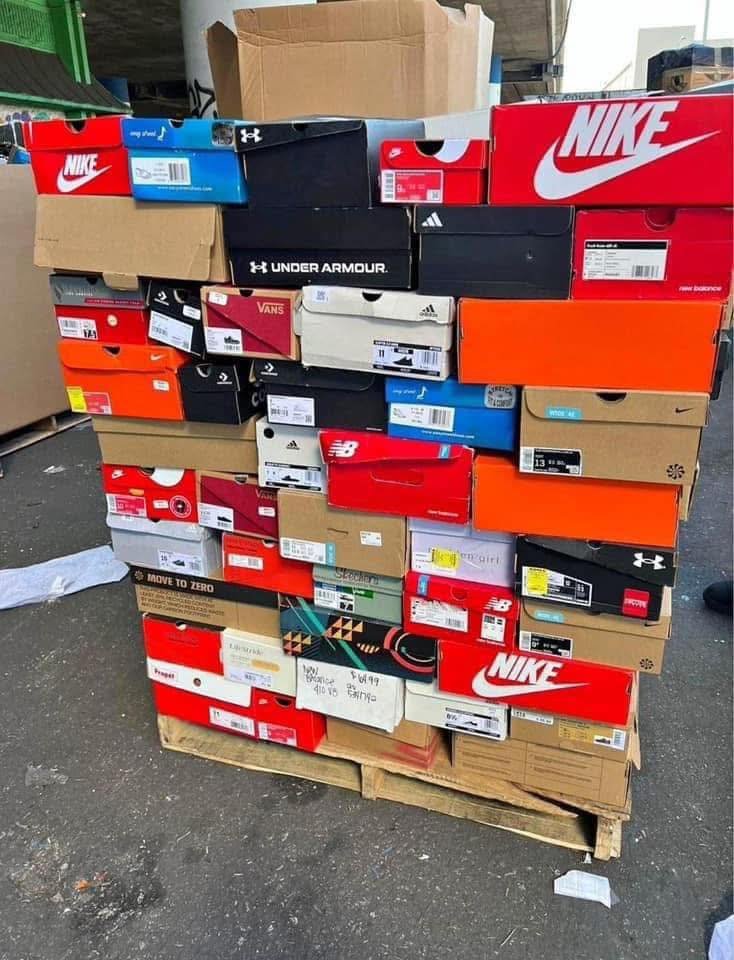 pallet of sneakers pallet of sneakers