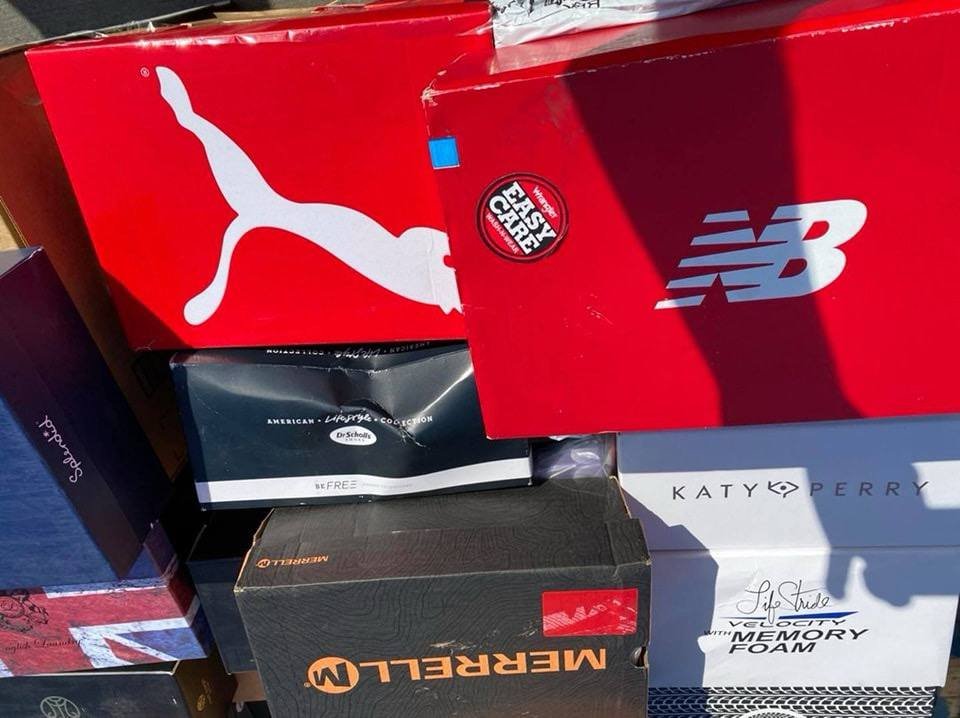 mixed shoes pallet mixed shoes pallet