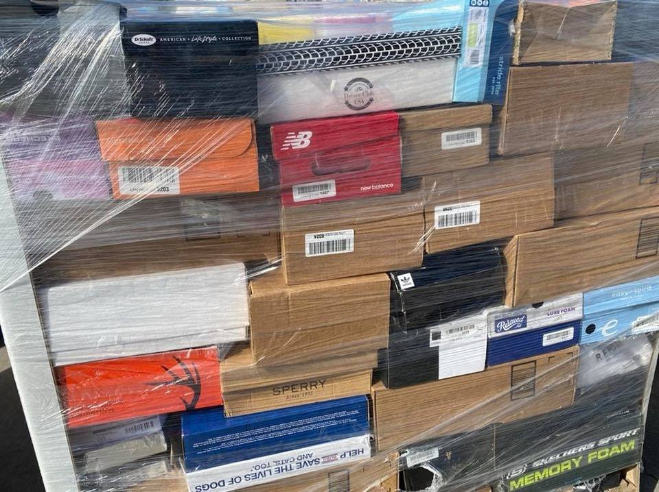 mixed shoes pallet mixed shoes pallet